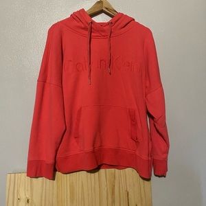 Calvin Klein pink hoodie